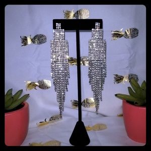 Rhinestone earrings